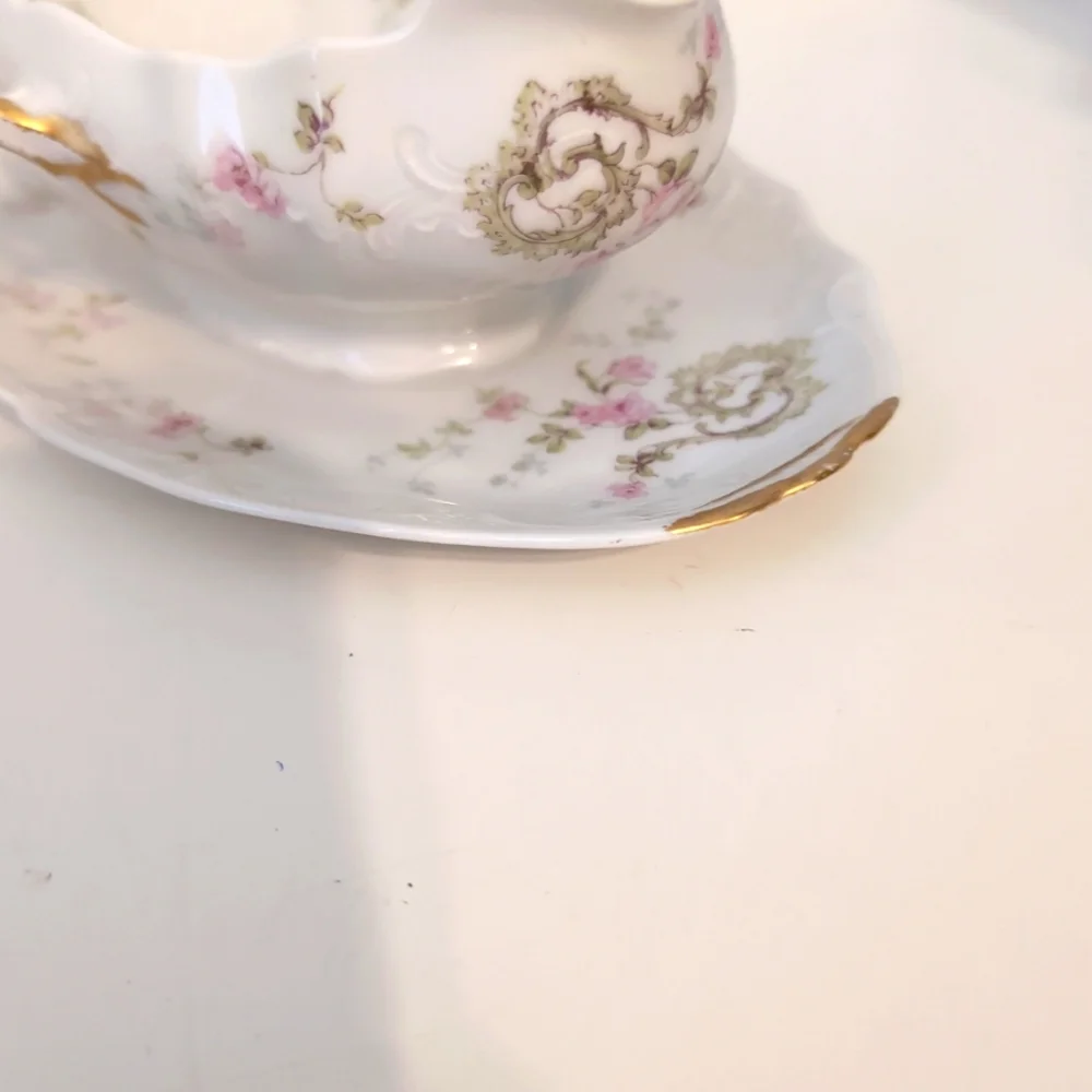 HAVILAND LIMOGES‎ Floral GRAVY BOAT 1900-1919 France Antique